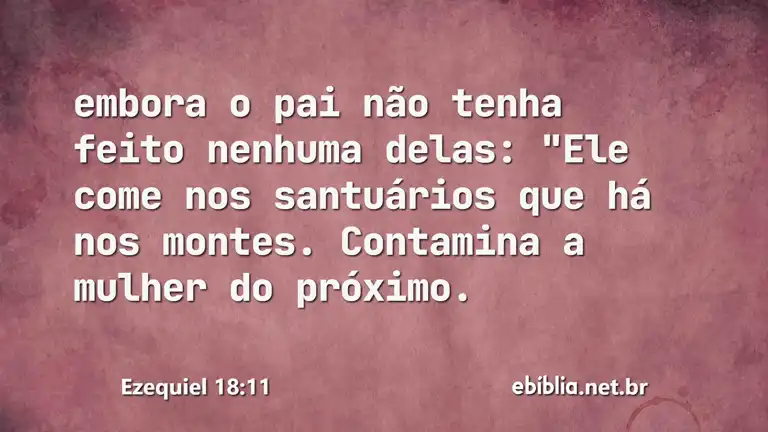 Ezequiel 18:11