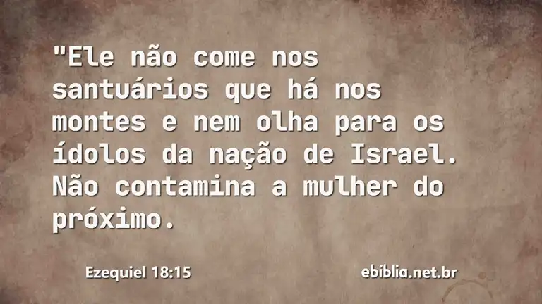 Ezequiel 18:15