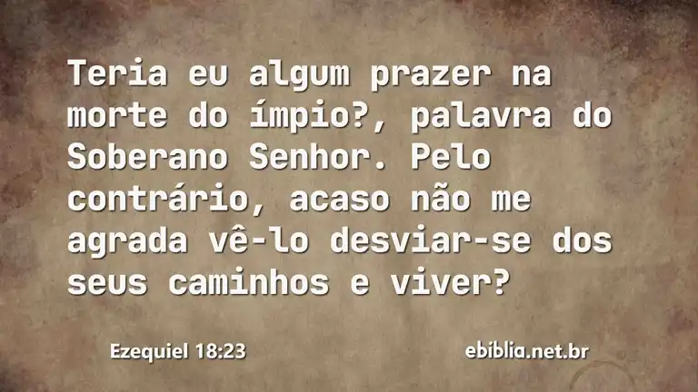 Ezequiel 18:23