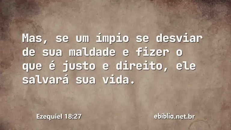 Ezequiel 18:27