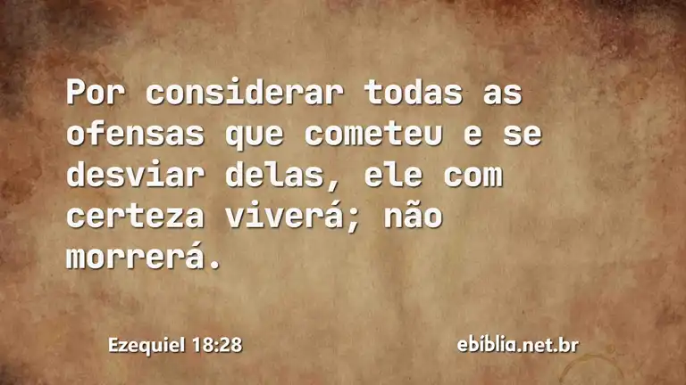 Ezequiel 18:28