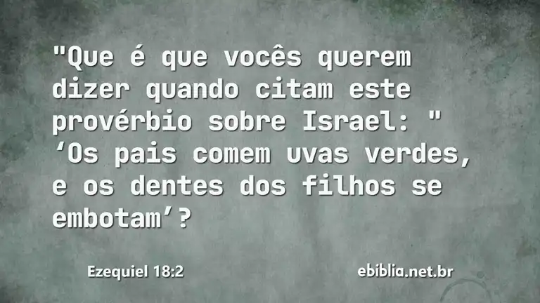 Ezequiel 18:2