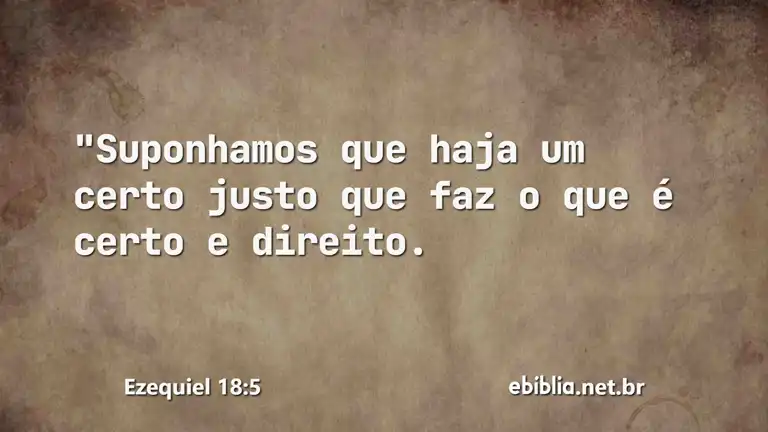 Ezequiel 18:5