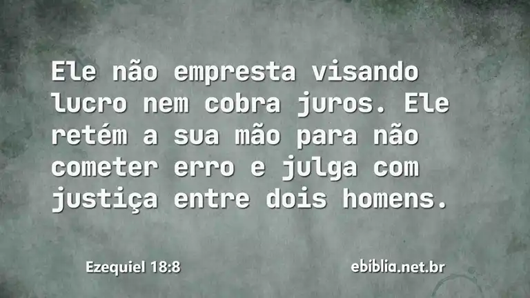 Ezequiel 18:8