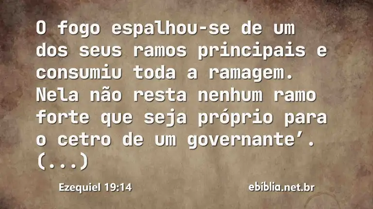 Ezequiel 19:14