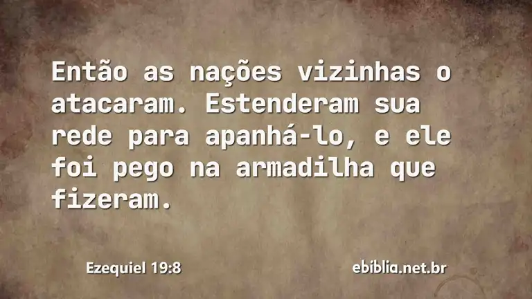 Ezequiel 19:8