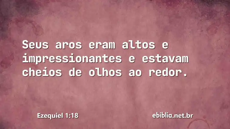 Ezequiel 1:18