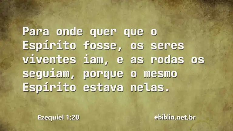 Ezequiel 1:20