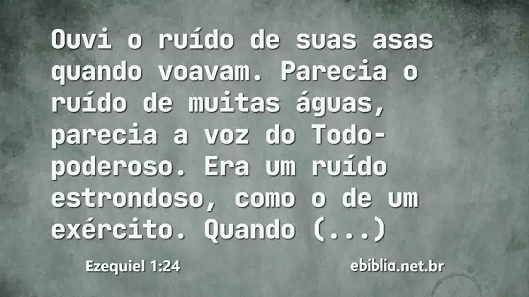 Ezequiel 1:24