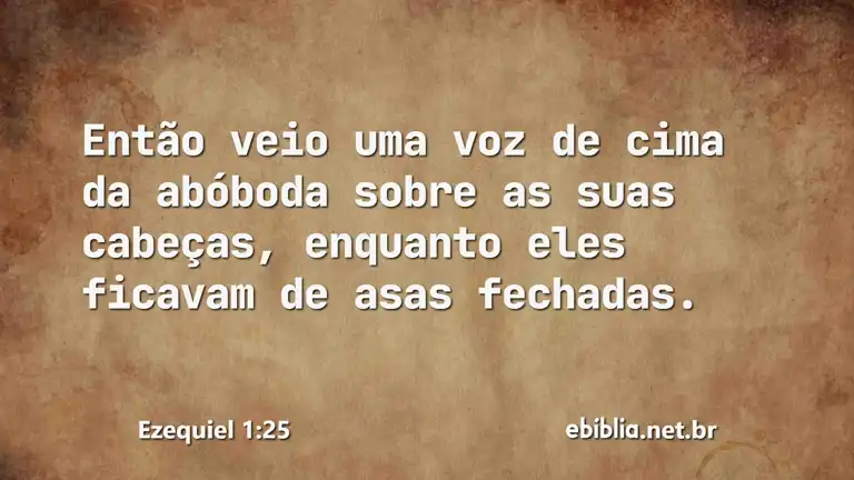 Ezequiel 1:25