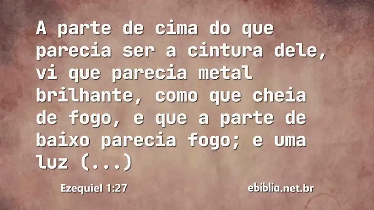 Ezequiel 1:27