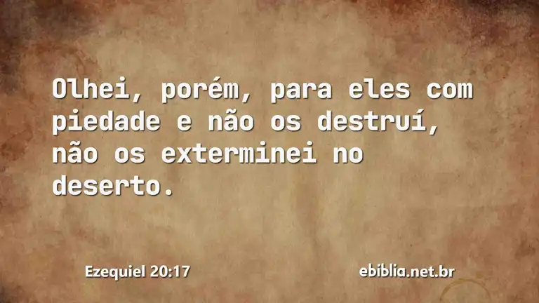 Ezequiel 20:17