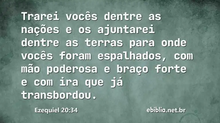 Ezequiel 20:34