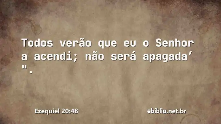 Ezequiel 20:48