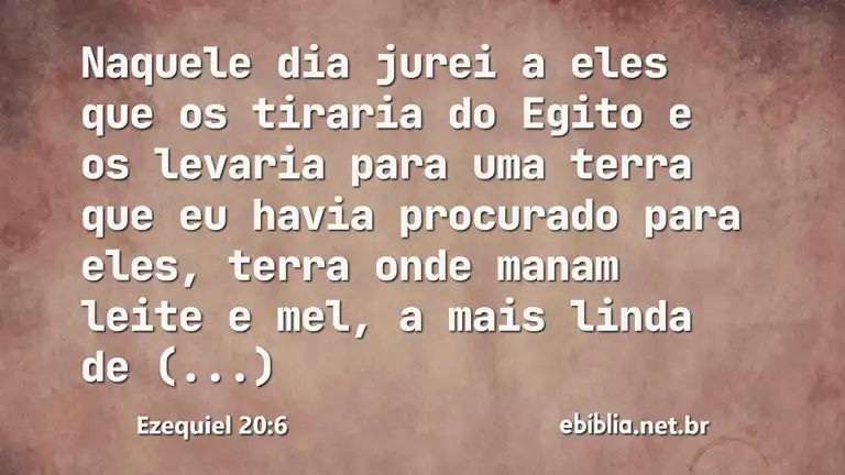 Ezequiel 20:6