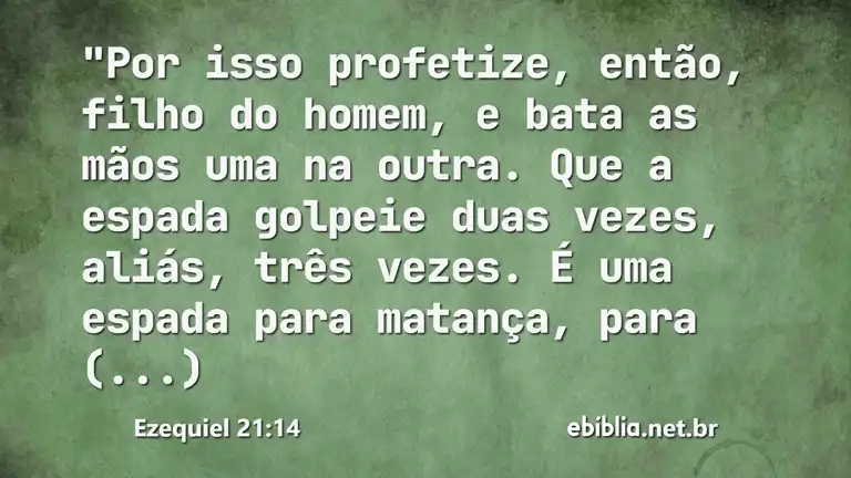 Ezequiel 21:14