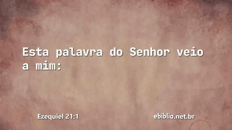 Ezequiel 21:1