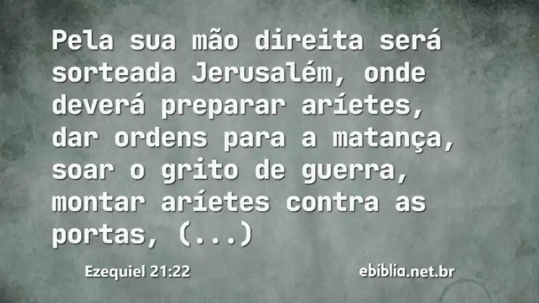 Ezequiel 21:22