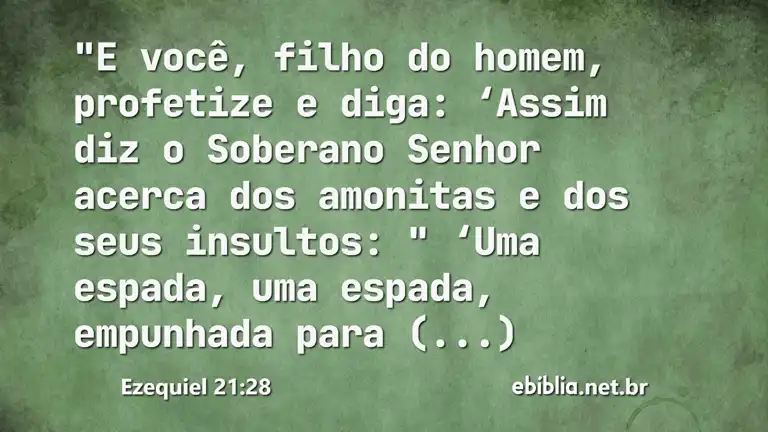 Ezequiel 21:28