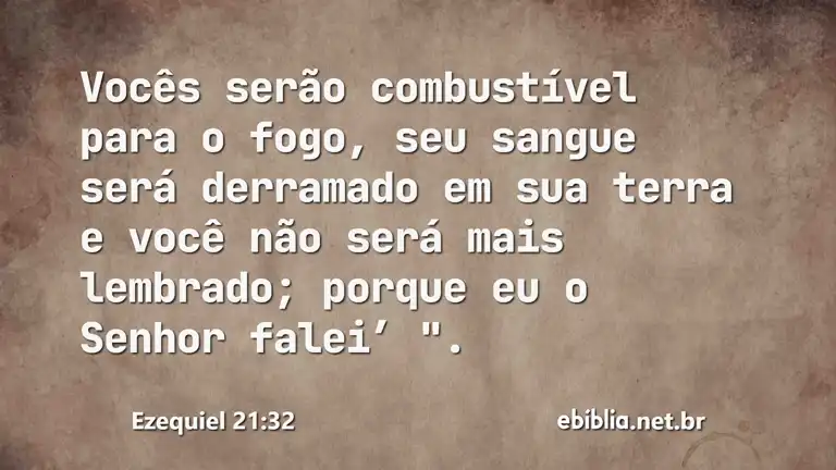 Ezequiel 21:32