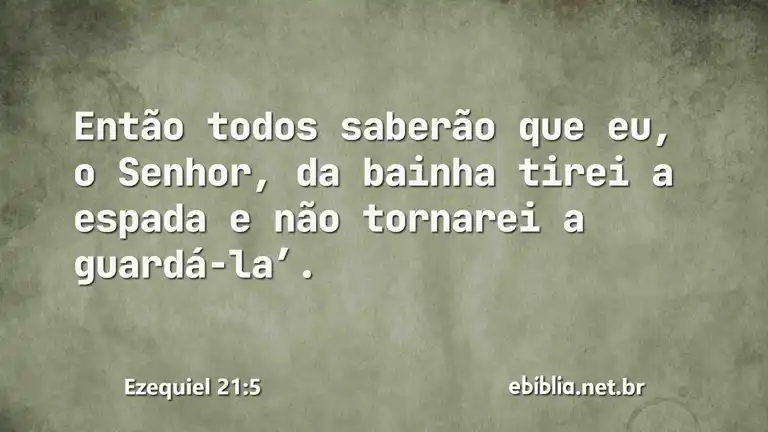 Ezequiel 21:5