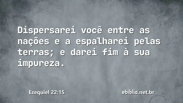 Ezequiel 22:15