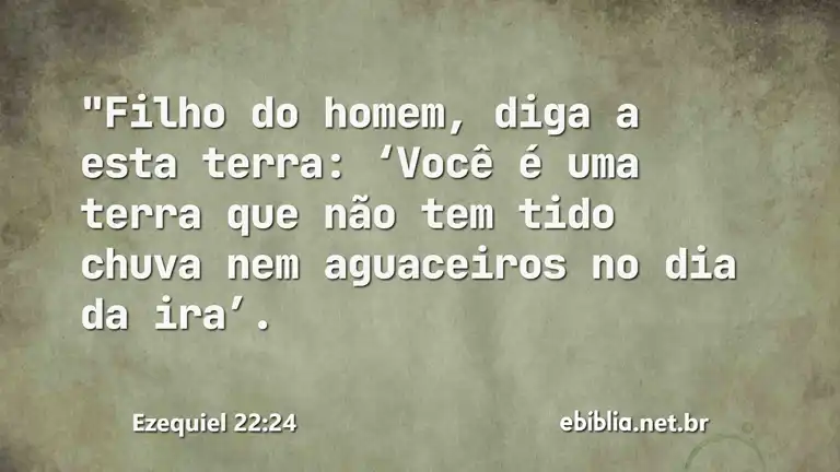 Ezequiel 22:24