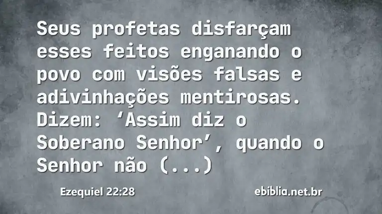 Ezequiel 22:28