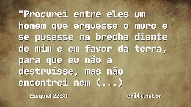 Ezequiel 22:30