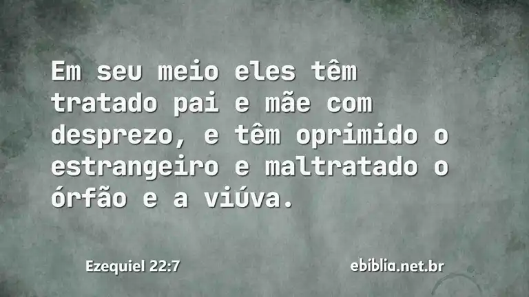 Ezequiel 22:7