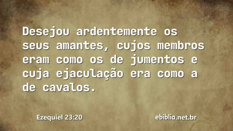 Ezequiel 23:20