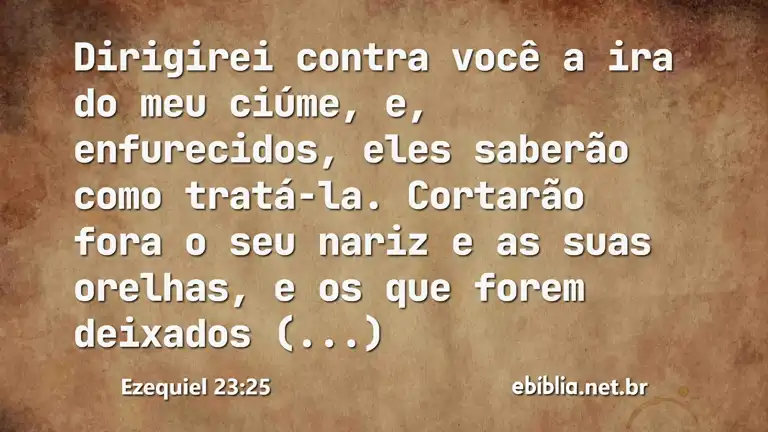 Ezequiel 23:25