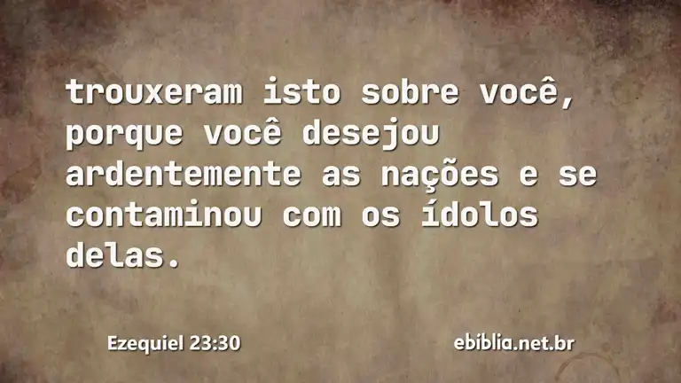 Ezequiel 23:30