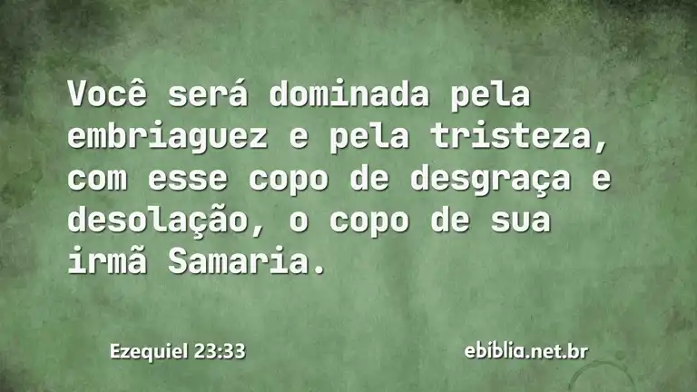 Ezequiel 23:33