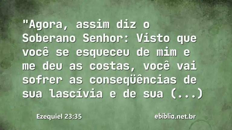 Ezequiel 23:35