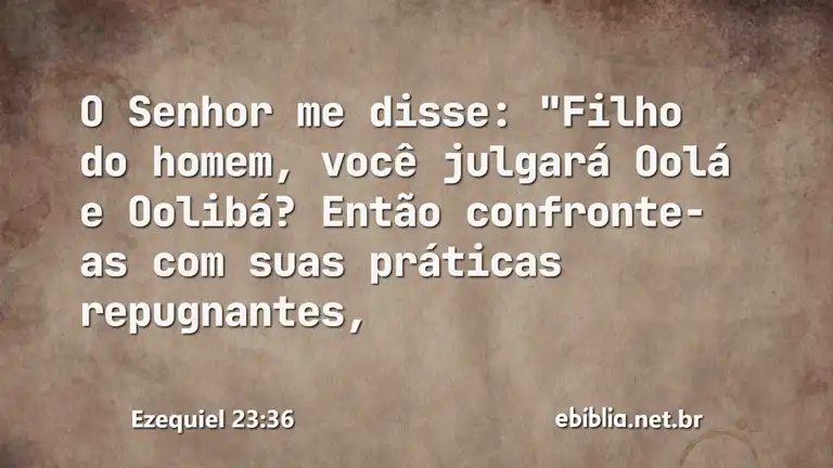 Ezequiel 23:36