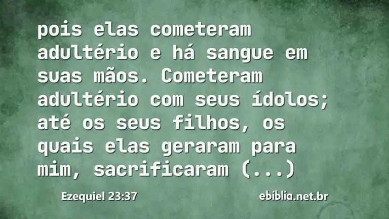 Ezequiel 23:37