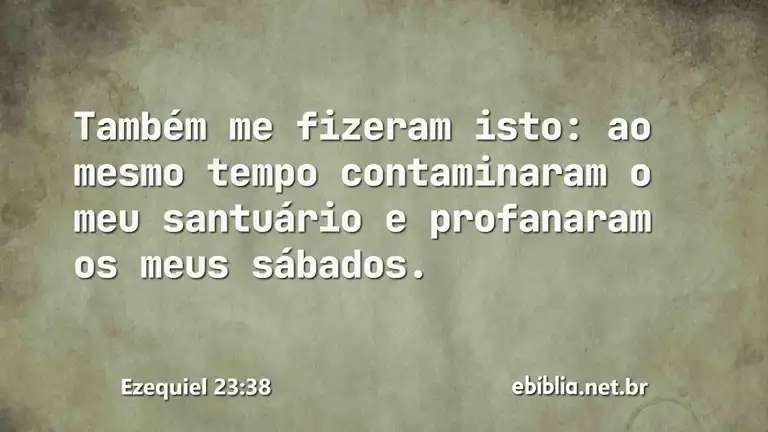 Ezequiel 23:38