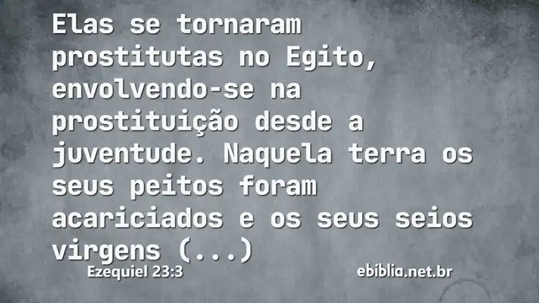 Ezequiel 23:3