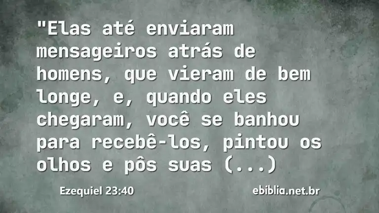 Ezequiel 23:40