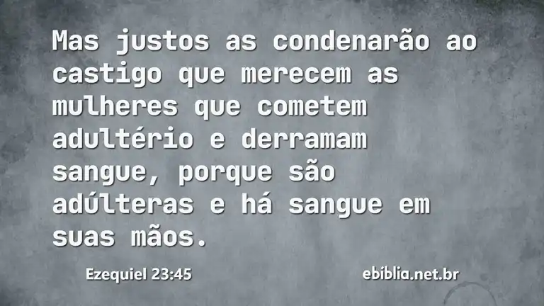 Ezequiel 23:45