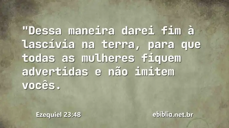 Ezequiel 23:48