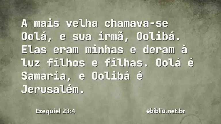 Ezequiel 23:4