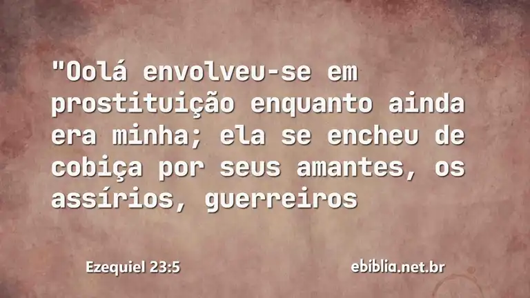 Ezequiel 23:5