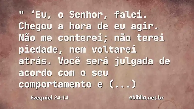 Ezequiel 24:14