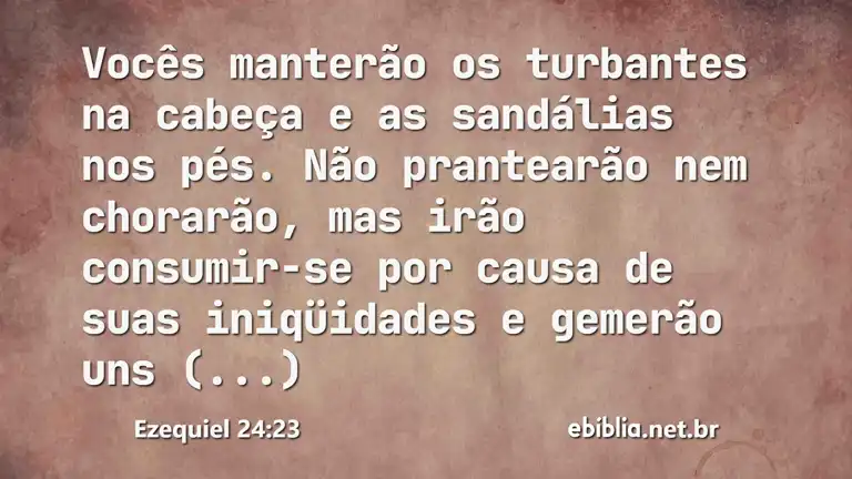 Ezequiel 24:23