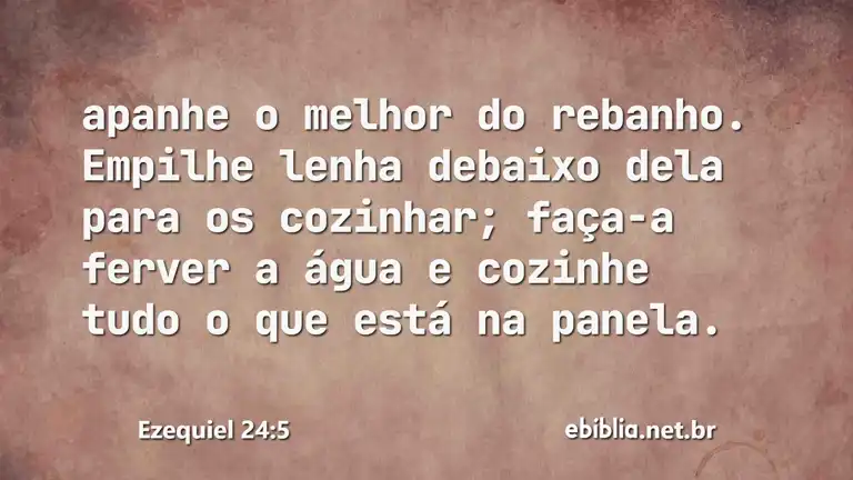 Ezequiel 24:5