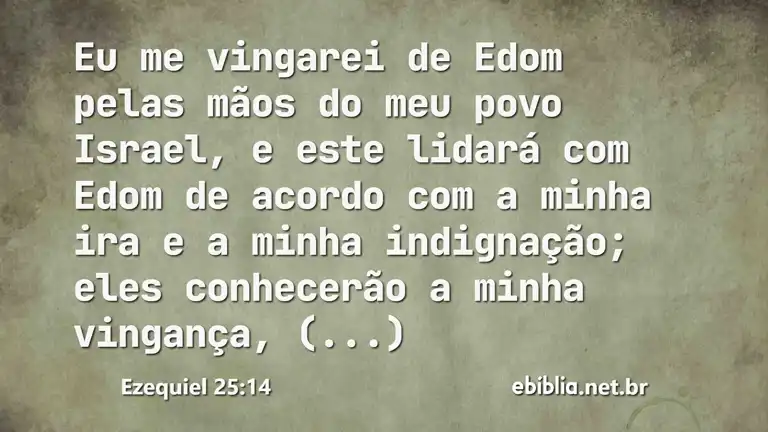 Ezequiel 25:14