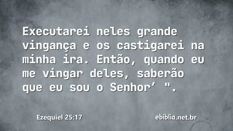 Ezequiel 25:17