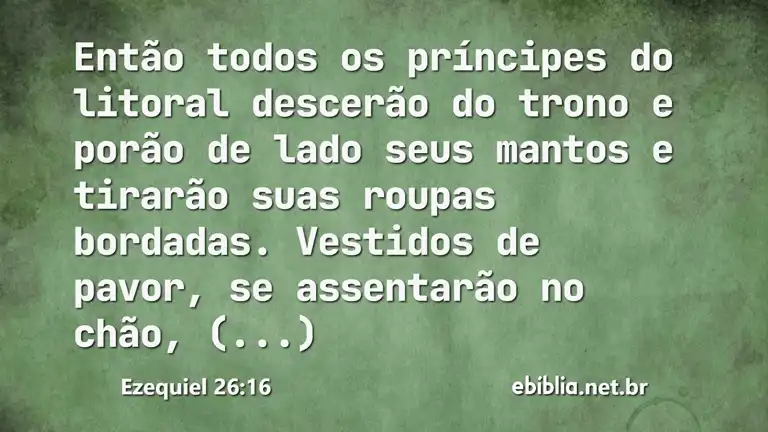 Ezequiel 26:16